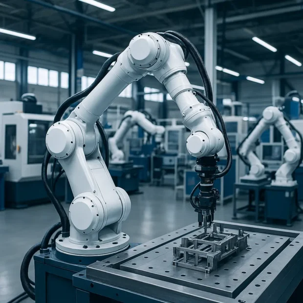 การใช้ Robotics Automation ในกระบวนการผลิตอุตสาหกรรม